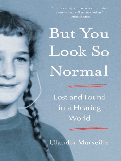 Book cover, "But You Look So Normal" by Claudia Marseille