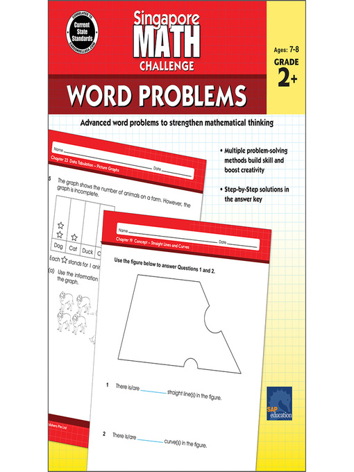 Libby - Singapore Math Challenge Word Problems, Grades 2