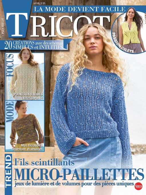 Magazine Les Tricots-Mode éditions Ponchon N°5 – Années 20 Vintage | Occasion Bon État