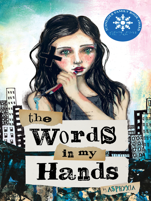 Book cover, "The Words in my Hands" by Asphyxia