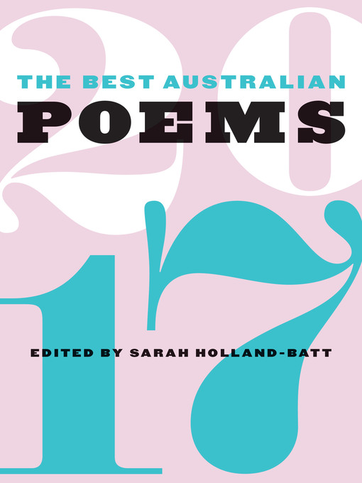 Libby - The Best Australian Poems 2017