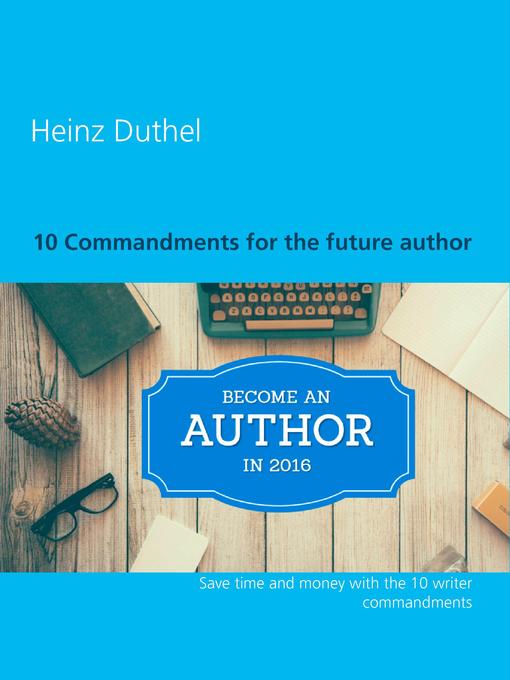 10 Commandments for the Future Author Cover Art