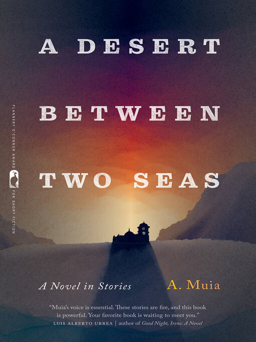 Book cover, "A desert Between Two Seas," by A. Muia