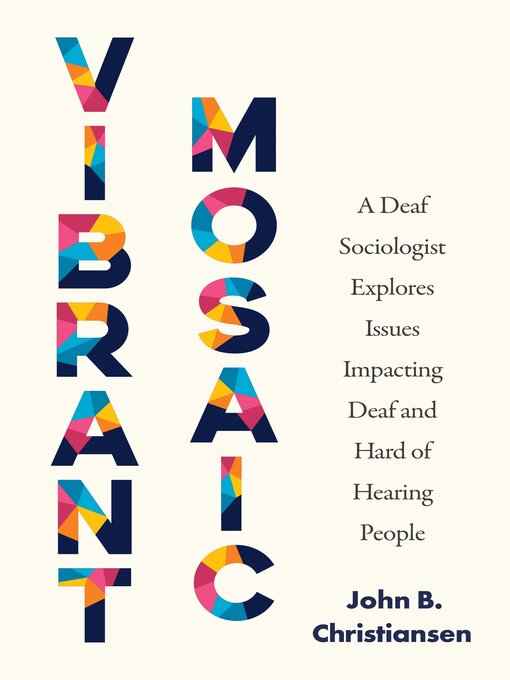 Book cover, "Vibrant Mosaic" by John B. Christiansen