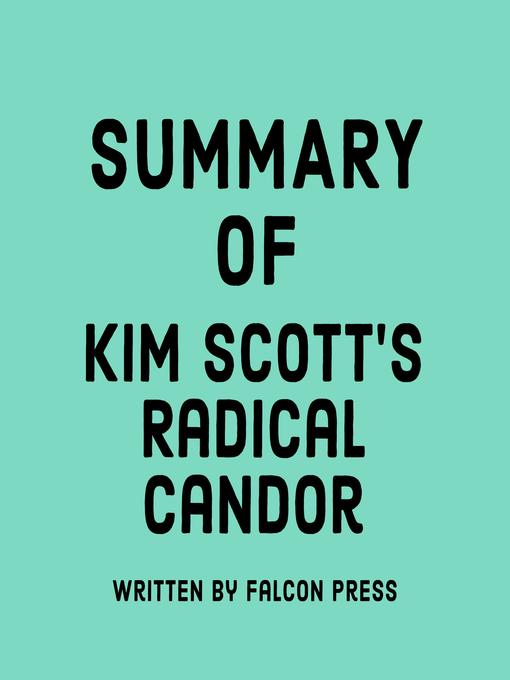 Radical Candor by Kim Scott - Audiobook 
