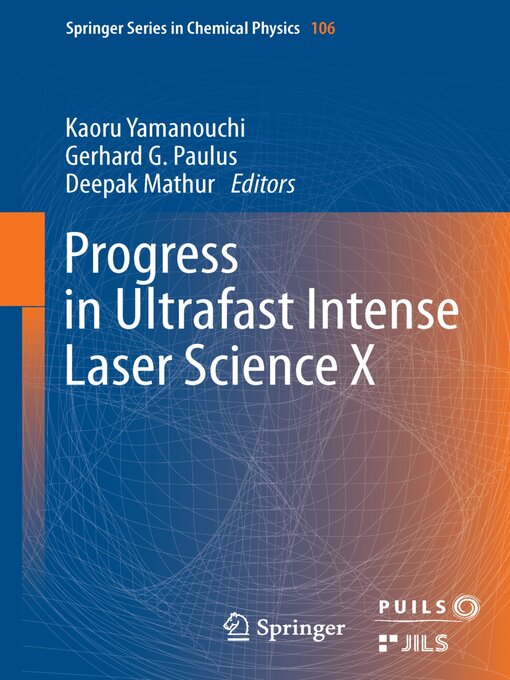 Progress in Ultrafast Intense Laser Science - Anna’s Archive