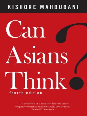 【中古】 Can Asians think? 3rd ed / Kishore Mahbubani / Times Editions Can Asians Kishore on Managing Edition: